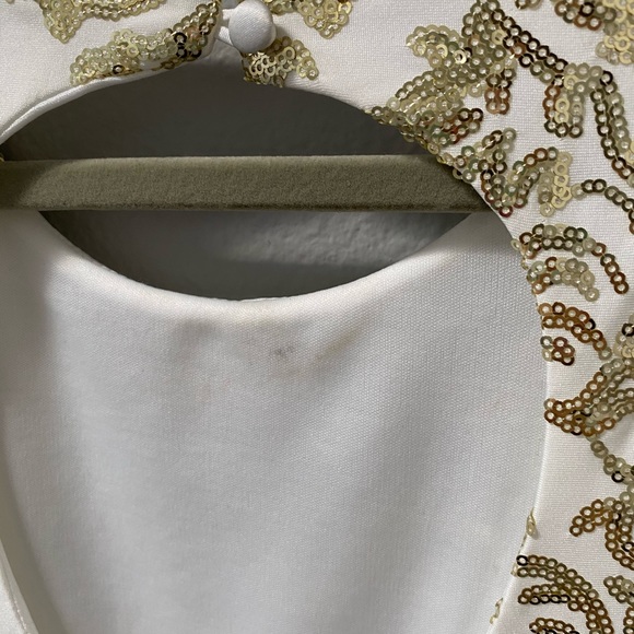 B Darlin Juniors Gold Sequin Dress Size 11/12 - Picture 8 of 8